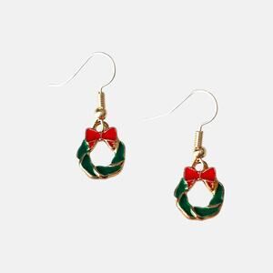 Small Wreath Drop Earring